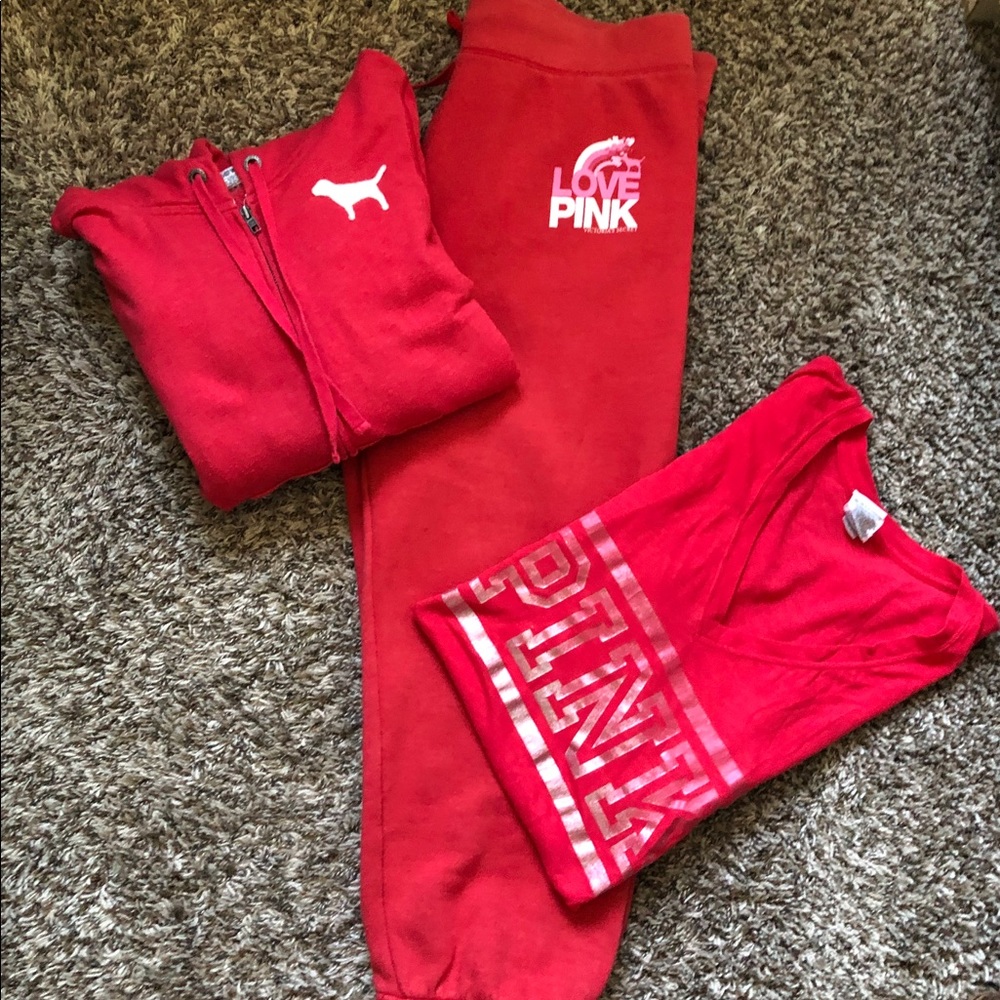VS pink 3 piece  outfit